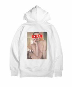 『新品』GOD SELECTION XXX★ケイトモス パーカー★Lサイズ 白 ホワイト★HOODIE KATE MOSS by MARIO TESTINOケイト・モス