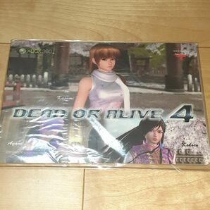 Xbox360　DEAD OR ALIVE4　マウスパッド　非売品