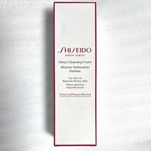 【新品】資生堂 スキンケア SHISEIDO ディープ クレンジングフォーム（洗顔フォーム）125g ★外箱パッケージ完全未開封シール付き！_画像1