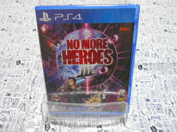 新品PS4 「ノーモアヒーローズ3　No More Heroes 3」