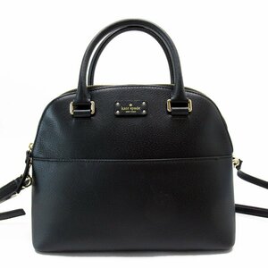 ケイトスペード Kate Spade ハンドバッグ 斜め掛けショルダーバッグ レザー ブラック t18998a