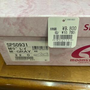 スニーカー 幅広4E コンフォートシューズ レディース 母の日 ムーンスター スポルス moonstar SPS0931 メタリックグレイ 24.5cm