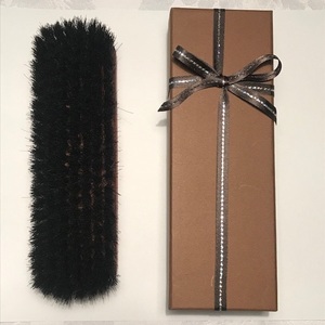 ドイツ製　高級馬毛　靴磨きブラシ／Shoe Brush Horse Hair　プレゼントに最適　すべて天然素材【輸入雑貨　株式会社コフレ】