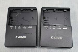  E4499 & L 2個セット Canon キャノン BATTERY CHARGER 充電器　型番:DS510101