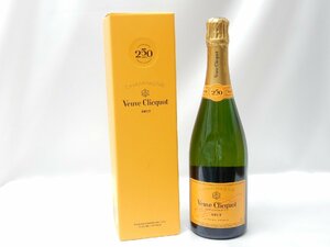 【未開栓】Veuve Clicquot ヴーヴクリコ 250周年記念ボトル イエローラベル シャンパン 750ml 12% 限定 お酒