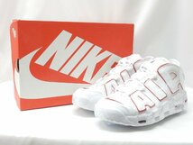 28.0cm【未使用タグ付】NIKE/ナイキ AIR MORE UPTEMPO 96 エアモアアップテンポ ホワイト/バーシティレッド 921948-102 US10_画像1