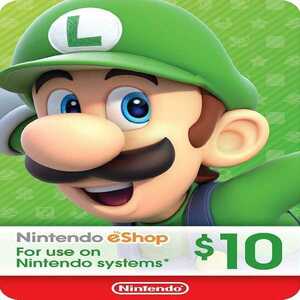 ※クレカ決済不可・コード通知※ US 北米版 Nintendo eShop Card 任天堂 ニンテンドープリペイドカード 10ドル