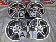 社外アルミ RACING DYNAMICS 17インチ 17×7.5J +34 120×5H シルバー 中古 4本 BMW 3シリーズ X1_画像1