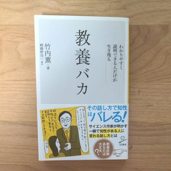 教養バカ　わかりやすく説明できる人だけが生き残る （ＳＢ新書　３８０） 竹内薫／著