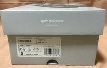 新品 New Balance M990V3 BLACK 26.5cm US8.5 ニューバランス M990BS3 Made in USA ブラック 黒_画像7