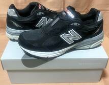 新品 New Balance M990V3 BLACK 26.5cm US8.5 ニューバランス M990BS3 Made in USA ブラック 黒_画像1