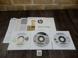 R3☆HP☆PRO Desk 400G3 & PRO Desk 480G3 & PRO DESK 490 G3用 Windows10 プロ 64 Bit リカバリーメディア2枚組 & 冊子類