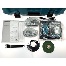 ▽▽ MAKITA マキタ 100mm 充電式ディスクグラインダ 18V 6.0Ah GA404DRGXN 開封未使用品 未使用に近い_画像4