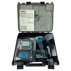 ▽▽ MAKITA マキタ 充電式インパクトドライバ 18V 6.0Ah TD173DRGX ブルー 開封未使用品 未使用に近い