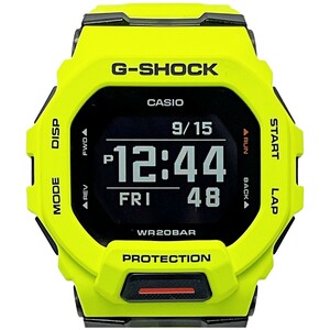 ☆☆ CASIO カシオ G-SHOCK G-SQUAD GBD-200-9JF ライムグリーン クォーツ スマホ連携 メンズ 腕時計 目立った傷や汚れなし