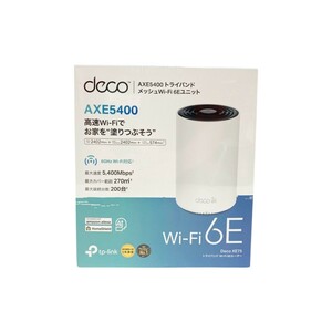 〇〇 tp-link deco メッシュ Wi-Fi6E ルーター AXE5400 未開封品 未使用