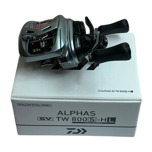 ★★ DAIWA ダイワ ALPHAS TW800S-HL　ベイトリール 目立った傷や汚れなし