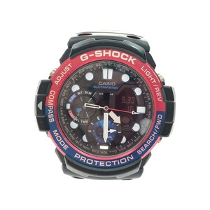 ▼ путешествие Casio Casio Men's Watch Digiana Quartz G-Shock Gulf Master Graph Граф GN-1000 Black, несколько царапин и грязь