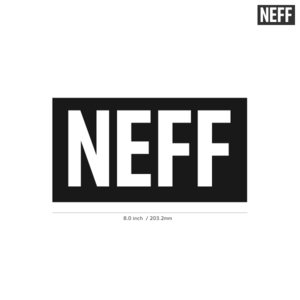 【NEFF】ネフ★13★ダイカットステッカー★切抜きステッカー★8.0インチ★20.3cm