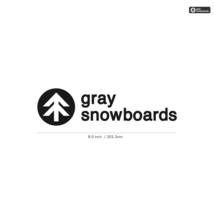 【GRAY】グレイ★02★ダイカットステッカー★切抜きステッカー★JPN2★8.0インチ★20.3cm_画像1