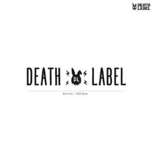 【DEATH LABEL】デスレーベル★09★ダイカットステッカー★切抜きステッカー★JPN2★WKED3★8.0インチ★20.3cm