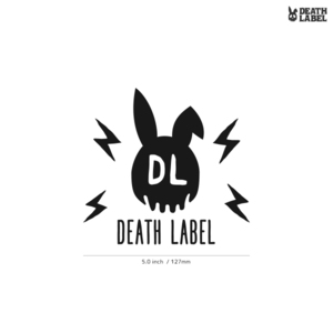 【DEATH LABEL】デスレーベル★10★ダイカットステッカー★切抜きステッカー★JPN2★WKED3★5.0インチ★12.7cm