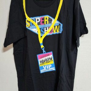 【未使用】SUPER JUNIOR　SUPER SHOW4 ロゴTシャツ(L)