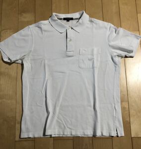 [ Burberry ] polo-shirt white S / Berberry LONDON London 