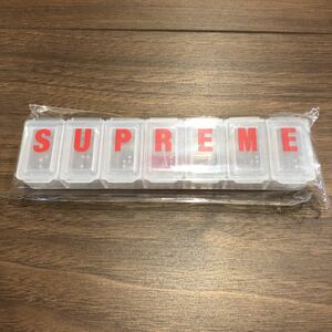 【Supreme】ピルボックス 新品 激レア / Pillbox 2015ss ピルケース 小物入れ 薬 ケース シュプリーム ボックスロゴ BOXLOGO BOXロゴ