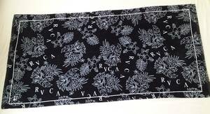 RVCA Roo ka beach towel bath towel large size pool sea hibiscus new goods unused regular goods free shipping hard-to-find rare ultra rare LUKA black 