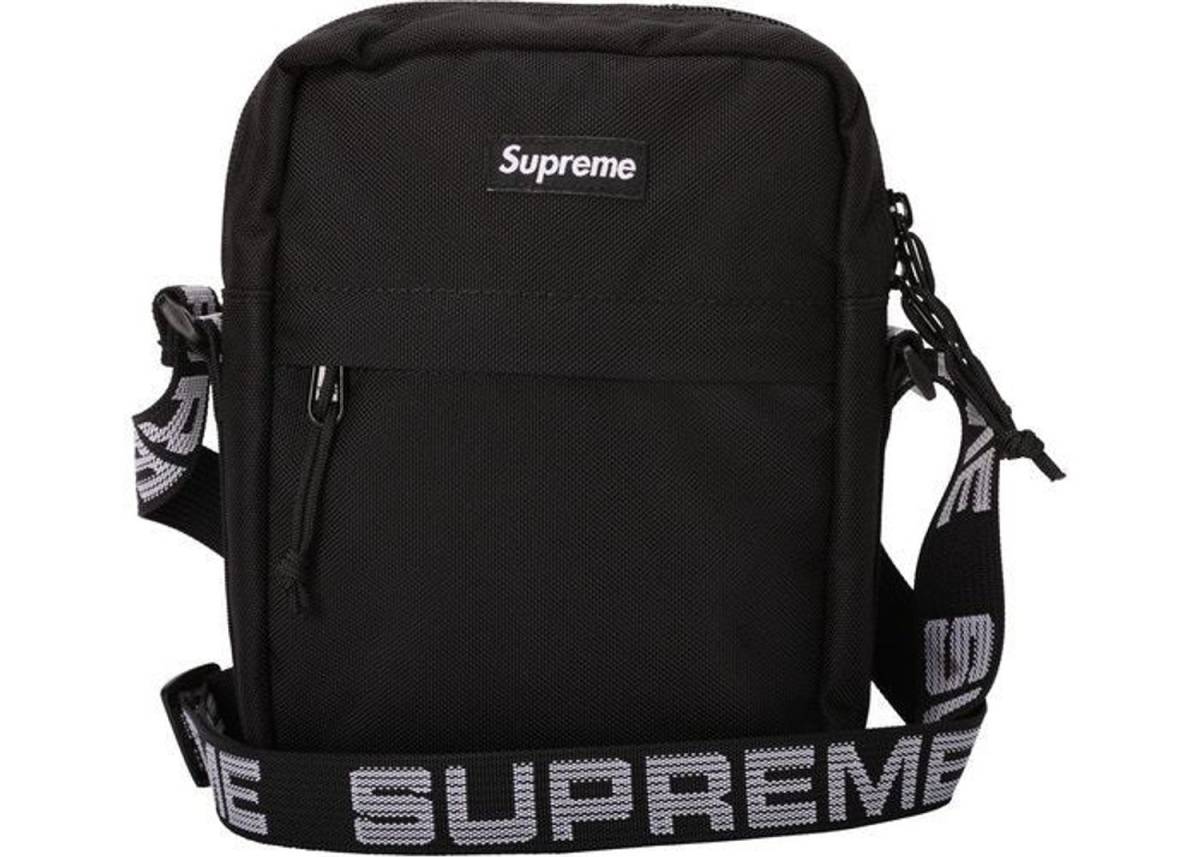 Yahoo!オークション -「supreme 18ss ショルダーバッグ ブラック」の