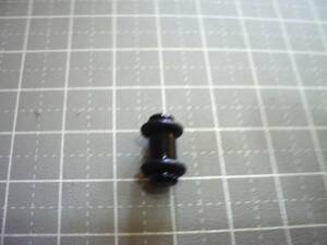 ボディーピアス　アクリル　黒　4,8mm