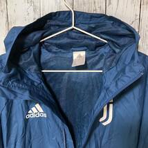 【adidas】アディダス サッカー イタリア JUVENTUS FC ユベントス ジップアップジャケット ナイロンパーカー Oサイズ グリーン系 送料無料_画像5