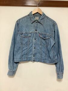 き1298 Levi's リーバイス デニムジャケット M レディース アメカジ 短丈 ジージャン