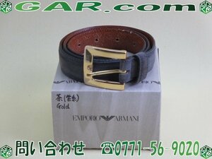 MA3 EMPORIO ARMANI/エンポリオアルマーニ ベルト レディース 女性用 青/ブルー ファッション レザー アクセサリー 小物