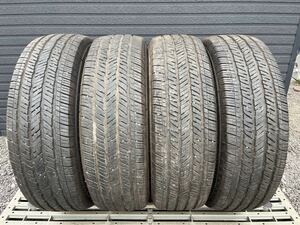 T614 中古タイヤ 255/70R18 BRIDGESTONE DUELER H/T ブリヂストン デューラー 夏タイヤ サマータイヤ バリ山 4本セット