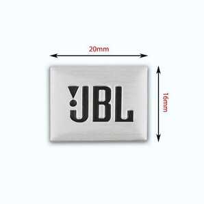 JBL☆スピーカーロゴプレート、エンブレム☆4枚セット☆新品☆送料無料☆の画像2
