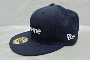 Supreme NEW ERA シュプリーム ニューエラ 初期 BOX LOGO ボックス ロゴ キャップ サイズ7 1/2 ブラック グリーン 黒 緑 帽子 メンズ