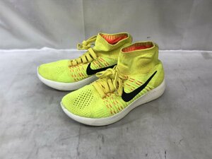 NIKE ナイキ Lunarepic Flyknit Run Trainers ルナエピック フライニット スニーカー 818677-700 サイズ：23.5cm カラー：イエロー