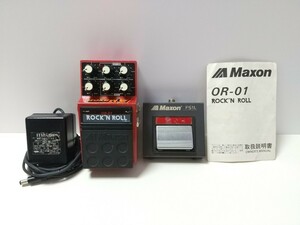 Maxon OR-01 ROCK'N ROLL/フットスイッチ FS1L/ACアダプター/説明書/セット/エフェクター/マクソン 