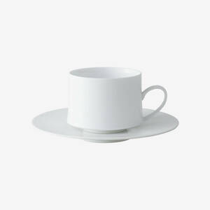 波佐見焼！ 白磁AGASUKE碗皿☆ 60472 新品 コーヒー 紅茶 ミルク ラテ エスプレッソ 茶器 カップ＆ソーサー ギフト