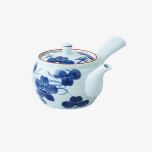 波佐見焼！ ☆染花紋M中急須☆ 99335 新品 ポット 湯呑 汲出 煎茶 ほうじ茶 茶器 碗皿 ギフト