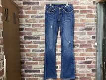 送料無料S78041　トゥルーレリジョン　 TRUE RELIGION JEANS デニム パンツ ダメージジーンズ 26_画像1