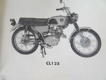 ＣL125Ｋ1の参考、コピーは付属しません。