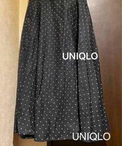 UNIQLO スカート　フレアスカート ドット柄　スカート　