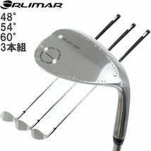 ★ORLIMAR オリマー コミットメント ウェッジ 48度+54度+60度 3本組 スチールシャフト★ルール適合/ミラー仕上げ★_画像1