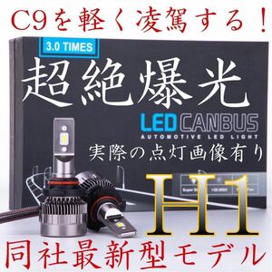 H1 超絶爆光　LED ヘッドライト　バルブ　O1 フォグ　ハイ　ロービーム.光軸調整 高輝度 フォグランプ LEDヘッドライト