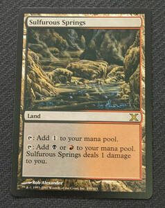 MTG 10E 英語版 硫黄泉/Sulfurous Springs