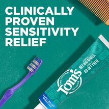 トムズ 知覚過敏用 歯磨き粉 自然派 TOM'S OF MAINE FLUORIDE-FREE RAPID RELIEF SENSITIVE TOOTHPASTE 4OZ_画像2