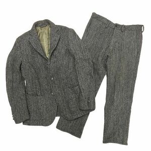 【Freak's Store/フリークスストア】Harris Tweed/ハリスツイード ヘリンボーン柄 ウールセットアップ/ジャケット S/パンツ M